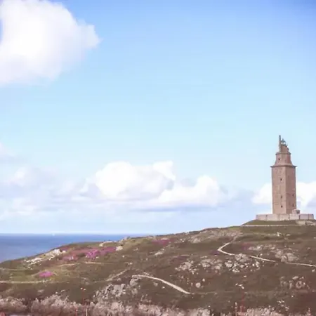 Apartamento En Primera Linea Con Vistas Al Mar Y Torre De Hercules * A Coruna